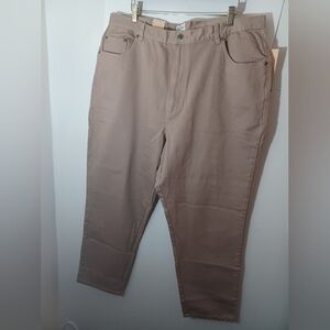 Dressbarn New Oldstock Women's Stretch Light Brown Jeans Size 22W